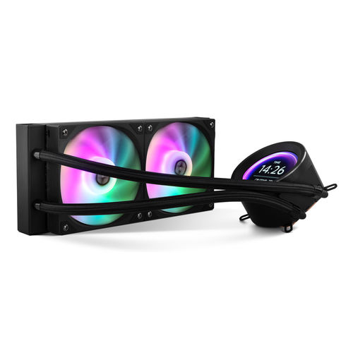Refrigeracion Liquida Cpu Nox Hummer X-240 Lcd Negra | Quonty.com | NXHUMMERX240LCDBK